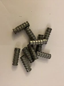 (Qty 10) 1/4" x 1-1/2" Lag Shield Anchor Long Zinc Alloy 1/2" Hole - Picture 1 of 3