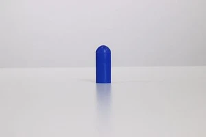 100 Pack Blue Silicone Rubber M16/16mm x 38 Protective End Cap, Powder coat Mask - Picture 1 of 4