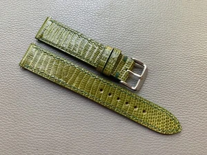 Genuine Real Lizard skin leather watch strap band 10...17 18 19 20 21 22 23 26mm - Picture 1 of 15