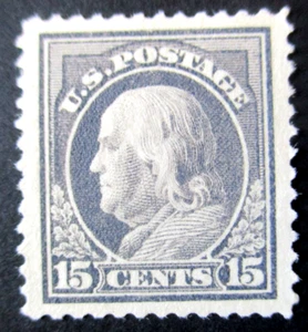 Buffalo Briefmarken: Scott #418 Franlin, postfrisch NH/OG & Superb-Jumbo, Lebenslauf = 2.250 $ Sup - Bild 1 von 2