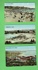 Three(3) Early Unused Postcards - Bondi, Coogee & Bronte  Beachs, Sydney