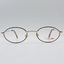 Eschenbach eyeglasses Unisex Oval Gold Braun Titan Titanflex Mod. 3709 60 New