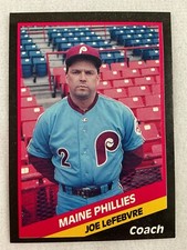 1988-Maine Phillies-CMC Minor League Baseball Card-Joe LeFebvre