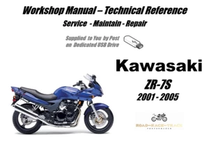 Kawasaki ZR-7S Service Repair Workshop Manual USB 2001 - 2005 - Picture 1 of 9