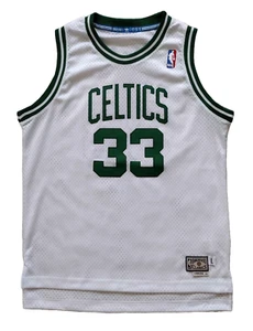 Camiseta deportiva de los Boston Celtics #33 Larry Bird Youth L XL NUEVA CON ETIQUETAS Swingman Adidas blanca - Imagen 1 de 8