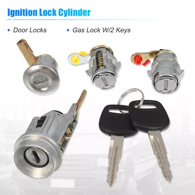 New IGNITION DOOR LOCK CYLINDER KEY SET 69005-35130 For 89 - 95 TOYOTA PICKUP - Image 1 of 4