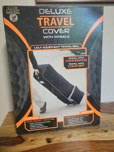 Club Champ Deluxe Travel Cover With Wheels Golf Equipment Travel Bag Golf Bag - Picture 1 of 6