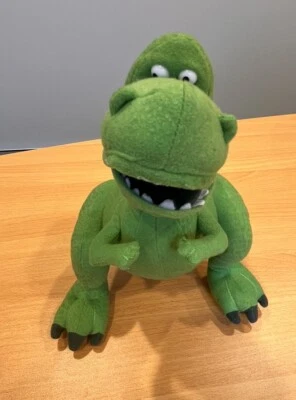 Toy Story Rex Plush Green Dinosaur T-Rex Soft Toy Disney Parks Pixar Pre Owned - image 1 of 4
