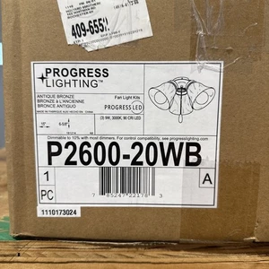 Progress Lighting Fan Light Kits 3-Light Antique Bronze Ceiling Fan Light Kit - Picture 1 of 1