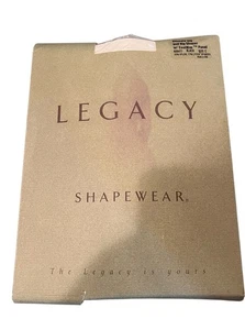 Legacy 90s New Black High Waisted Hip & Leg Shapers Shapewear Sz C Cool Max Open - Picture 1 of 5