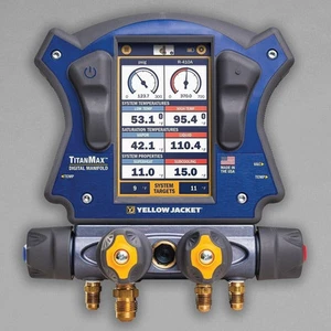 Yellow Jacket 40885 TITANMAX Digital Manifold SET OF 6 HOSES! - Picture 1 of 7