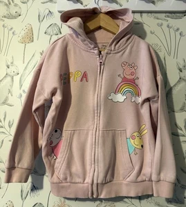 Girls Age 3-4 Years - Peppa Pig Zip Up Hoodie - Picture 1 of 3