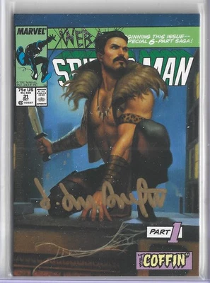 2022 Marvel Masterpieces Variant Cover Autograph 13 Kraven 09/10 Don Dos Santos - Image 1 of 2