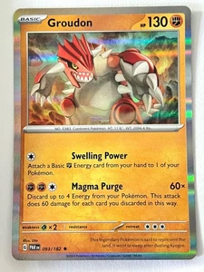 Groudon 093/182 Holo Rare Paradox Rift Pokemon TCG - Pack Fresh - Near Mint NM - Bild 1 von 4