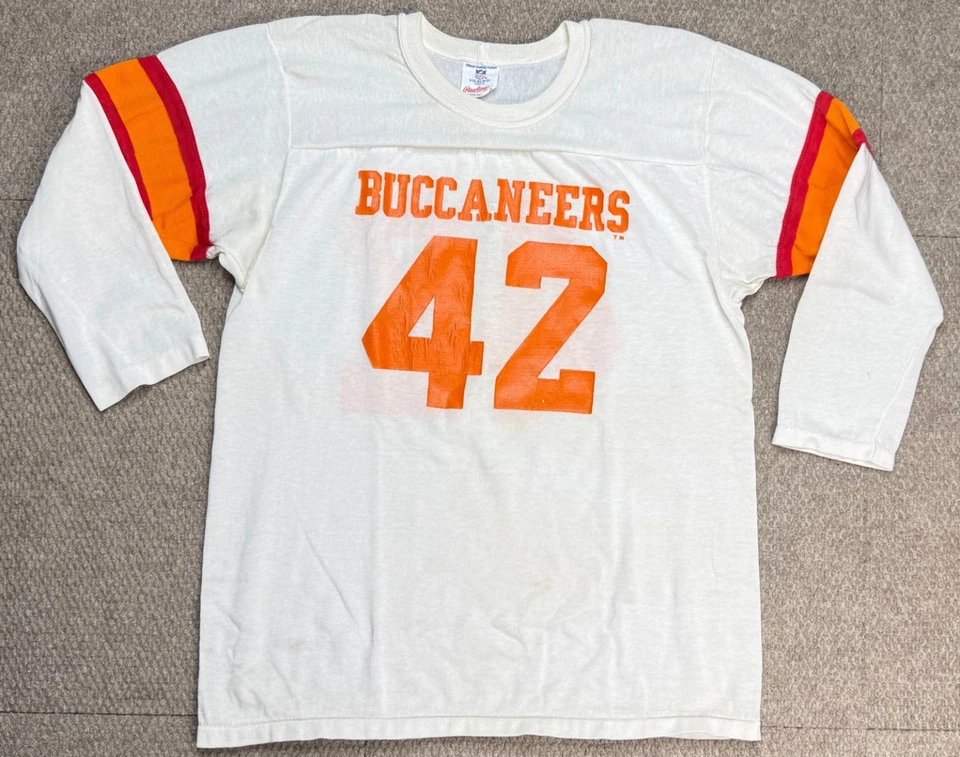Camiseta de fútbol americano Rawlings de colección NFL Tampa Bay Buccaneers #42 talla juvenil XL (18-20) Foto 1 de 4