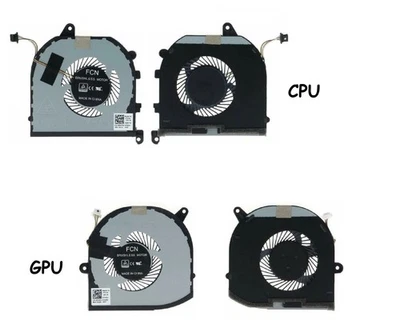 For Dell Xps 15 7590 Dell Precision 5540 F01px V9h8n Cpu+Gpu Cooling Fan Set