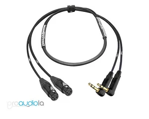 Cámara de cine Backmagic Mogami serpiente | Neutrik XLR-Hembra a 90o TRS | 12 pies - Imagen 1 de 1