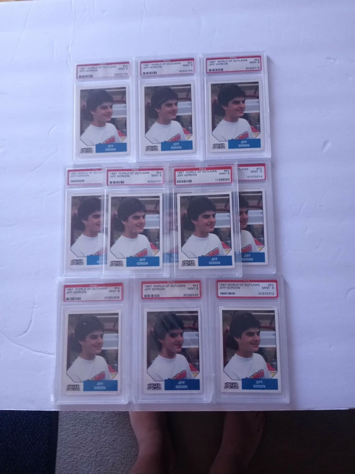 Jeff Gordon 1987 World Of Outlaws #52 PSA 9 Rookie Card RC 🔥🔥🔥 - Image 1 of 1