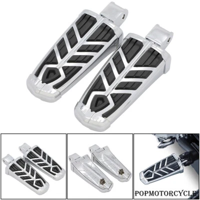 Front Foot Pegs Footrests For Honda Shadow ACE 750/Spirit/Aero/Phantom/RS Models Foto 1 de 4