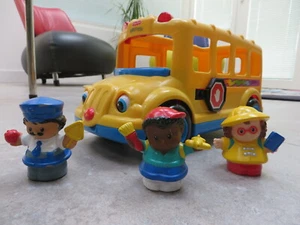FISHER PRICE - LITTLE POEPLE - bus scolaire - school bus - Photo 1/3