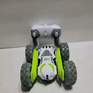  TD281 Toy Grade 1:28 Scale Remote Control Car, 4WD Double Sided Rotating Green - Picture 1 of 2