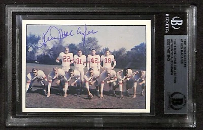 Ken Macafee San Francisco 49ers 1981 TCMA Greats #7 Signed Card BECKETT - Image 1 of 3