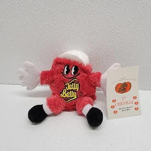 Jelly Belly Chenille Mr. Jelly Belly Red Bean Bag Plush Stuffed Toy Keychain - Picture 1 of 15