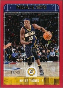 2017-18 Panini Hoops Red #152 - Myles Turner [49/49] - Picture 1 of 2