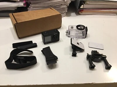Vivitar DVR922HD-EIS HD Action Camera w/ Various Accessories (Works Perfectly) - Image 1 of 4