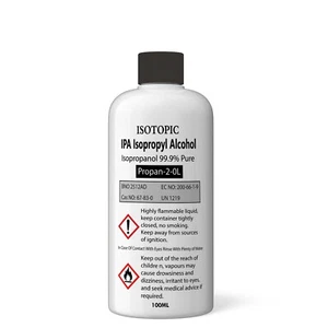 Isopropyl Alcohol 99.9% PURE Isopropanol Lab Grade Rubbing IPA Disinfectant - Picture 1 of 7