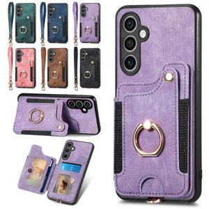 Ring Strap Card Slot Phone Case For Xiaomi 10 11T Redmi Note 11 10 Pro POCO X3 - Picture 1 of 18