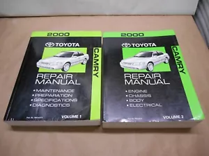 2000 Toyota Camry Genuine Factory Service Repair Manuals OEM Books - Picture 1 of 15