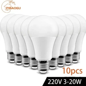 10X LED Bulb 7-15W E27/B22 Globe Light Cool/Warm White Bayonet/Screw Bright Bulb - Picture 1 of 8