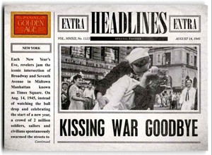 2012 Panini Golden Age Headlines V-J Day #4