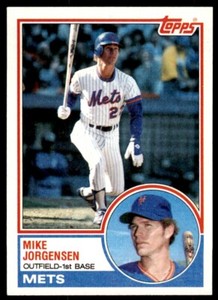 1983 Topps. Mike Jorgensen . New York Mets #107