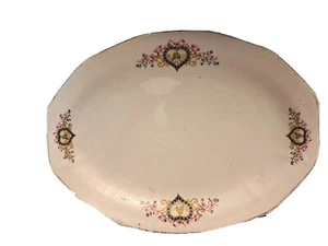 Victorian Atlas China Co. Birds Kissing on Branch Rare Serving Platter - Picture 1 of 3