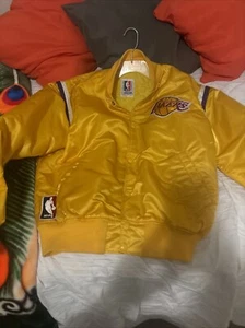 Los Angeles Lakers Starter Jacket Vintage 80s Bomberjacke Large - Bild 1 von 9