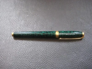 S.T. Dupont Fidelio Chinalack Grün Marbree Rollerball Kugelschreiber - Bild 1 von 8