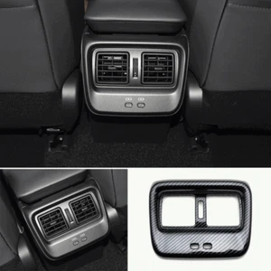 For Toyota Crown 2023-24 Carbon Fiber Rear Row Air Outlet Vent Panel cover trim - Foto 1 di 6