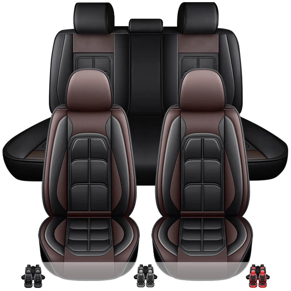 Funda de asiento de auto de cuero PU para Chevrolet Impala protectores delanteros traseros de 5 asientos Foto 1 de 4