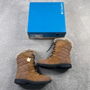 Columbia Boots Womens 10 Brown Ice Maiden II Waterproof 200G Insulation NEW NWB - Picture 1 of 11