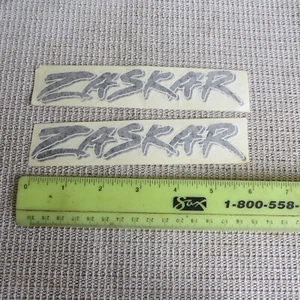 GT ZASKAR CALCOMANÍAS NEGRAS pegatinas bicicleta montaña NUEVO DE COLECCIÓN - Imagen 1 de 1