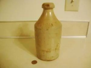 ANTIKE COUNTRY US Primitive HAMS XX STEINZEUG Flasche BIER SODA BRAUEREI Klecksverschluss - Bild 1 von 6