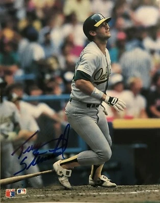 Terry Steinbach Signed Oakland Athletics Minnesota Twins MLB Baseball Photo  NEW - Image 1 of 4