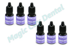 (SET OF 6) Prime-Dent Light Cure Dentin/Enamel Bonding Adhesive Resin 7mL Bottle - Picture 1 of 5