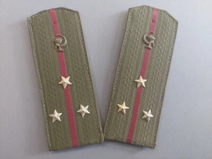 Soviet Military Epaulets Medical Troops Senior Lieutenant. USSR Shoulder straps - Picture 1 of 16