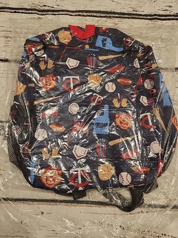 Minnesota Twins Baseball Youth Backpack SGA NEW Cover