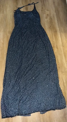 Sean Collection 2-Piece Formal Gown Set – Size Large – Beaded Maxi Dress - Image 1 of 4