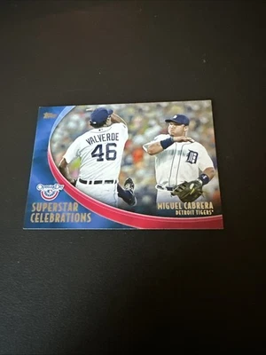 2012 Topps Opening Day, Miguel Cabrera. Superstar Celebrations SC-15 Tigers - Image 1 of 4
