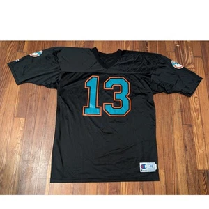 Champion VTG Dan Marino Black Jersey Size 48/XL in good condition. - Picture 1 of 6